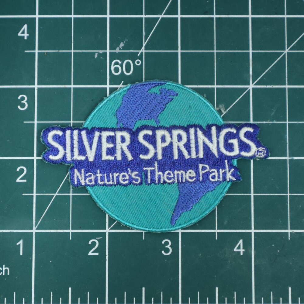 Vtg Silver Springs Nature's Theme Park Sew On Embroidered Patch NEW UNUSED